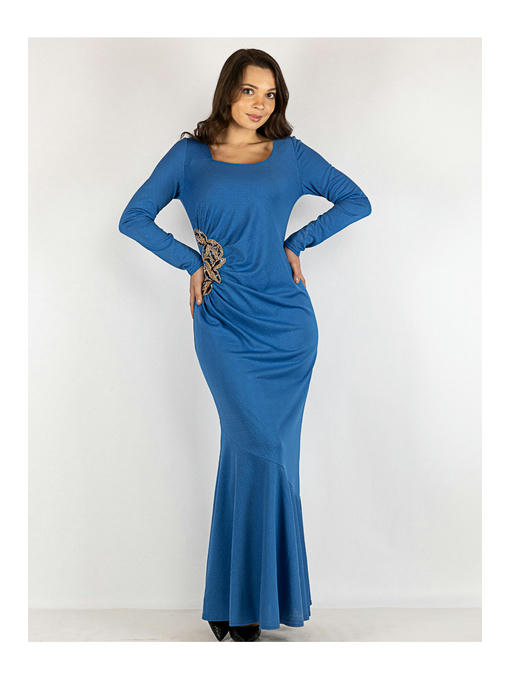 Платье голубое