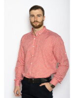 Рубашка мужская в клетку