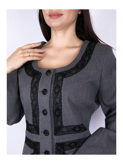 Пиджак женский серый — изображение 2