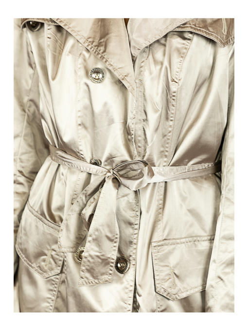 Плащ женский стальной — изображение 5