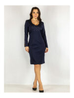 Платье темно-синее