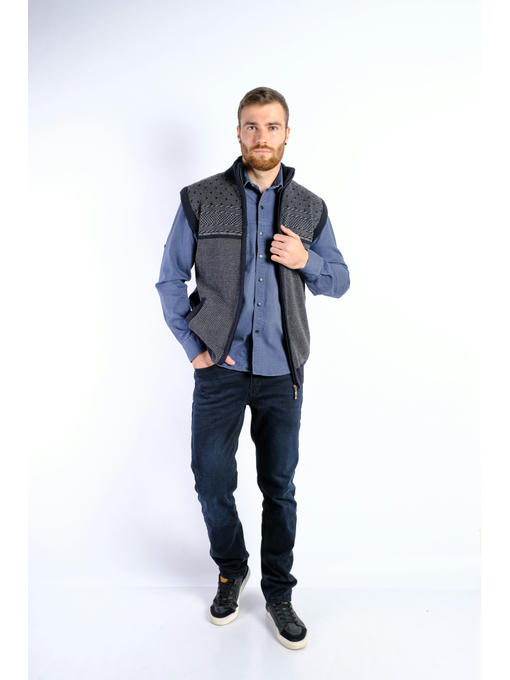 Жилетка вязаная мужская — изображение 10