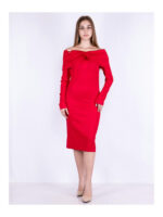 Платье красное