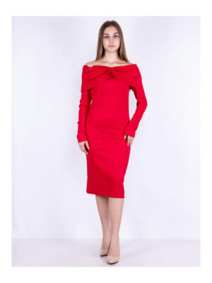 Платье красное