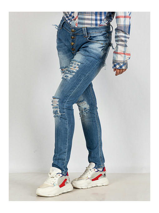 Джинсы женские синие — изображение 3