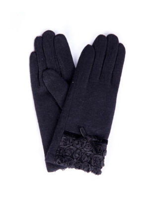 Перчатки женские черные