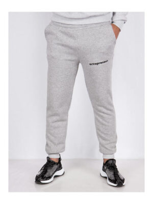 Брюки спортивные мужские черные на флисе