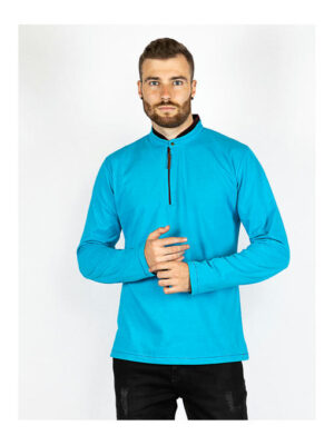 Батник мужской голубой