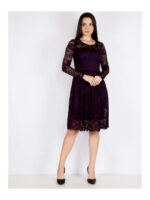 Платье сливовое