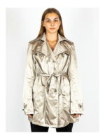 Плащ женский стальной