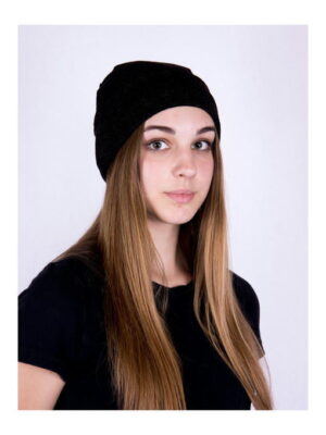 Шапка женская черная