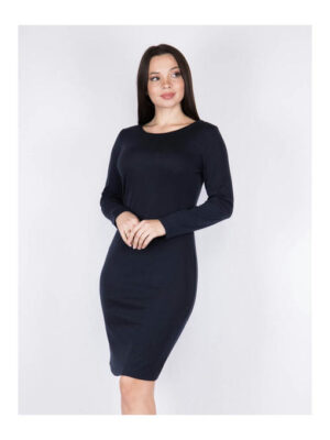 Платье темно-синее