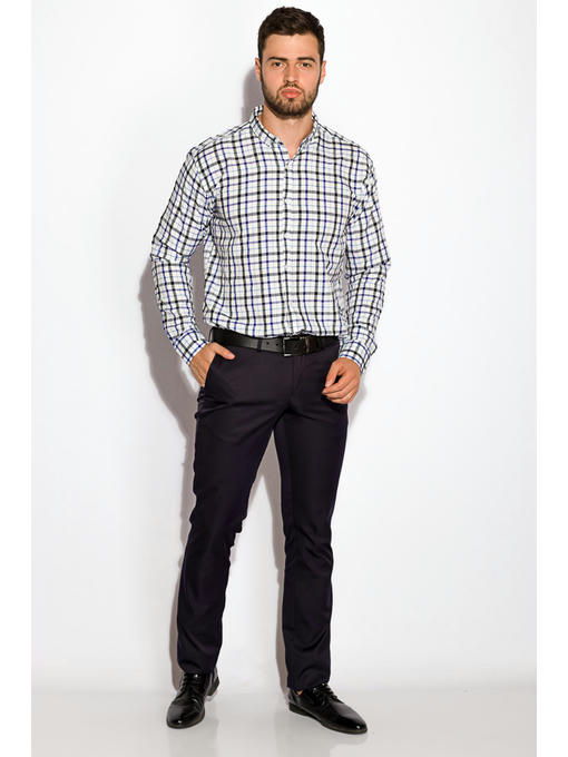 Рубашка в клетку с коротким рукавом — изображение 11