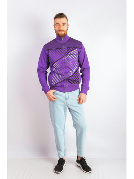 Кофта мужская фиолетовая — изображение 2