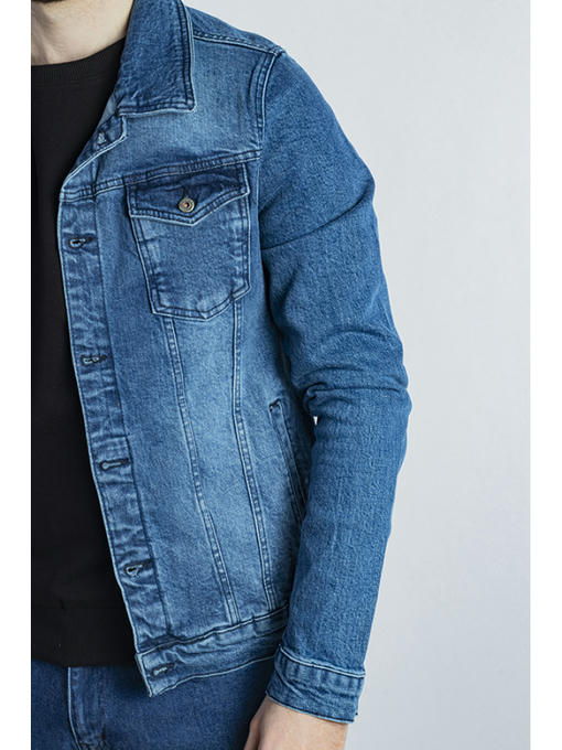 Куртка мужская синяя — изображение 5