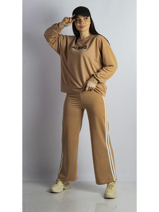 Брюки спортивные женские бежевые — изображение 2