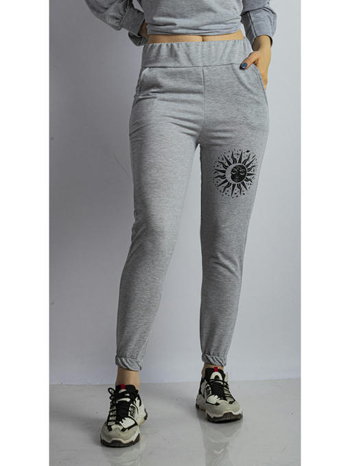 Брюки спортивные женские серые — изображение 3