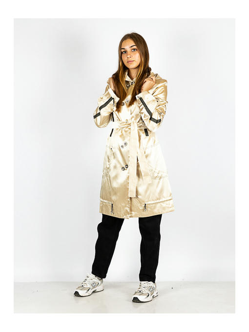 Плащ женский золотой — изображение 2