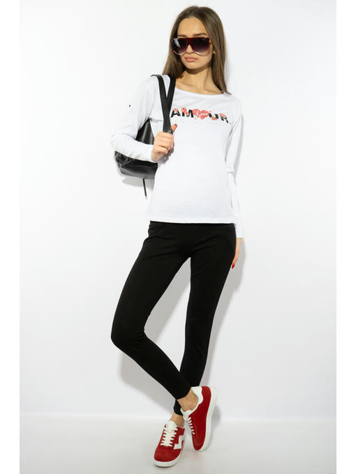 Лонгслив женский с принтом — изображение 7