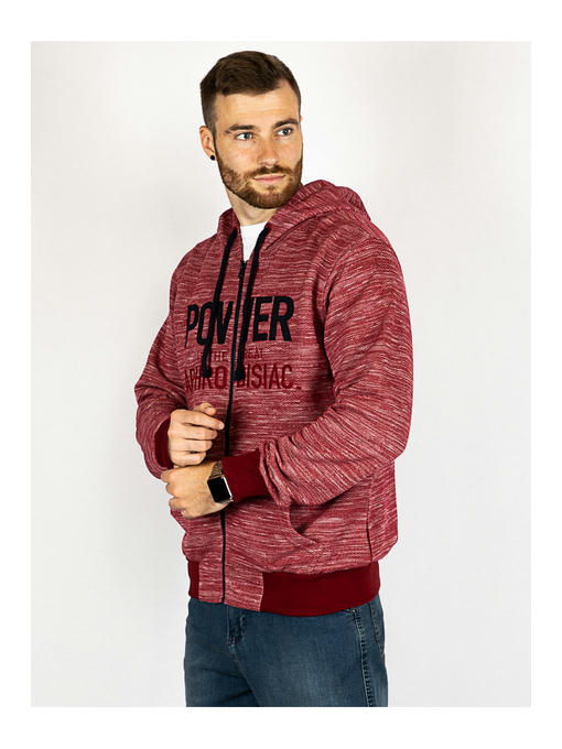 Кофта спортивная мужская коралловая — изображение 3