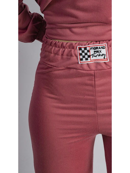 Брюки спортивные женские пудровые — изображение 5