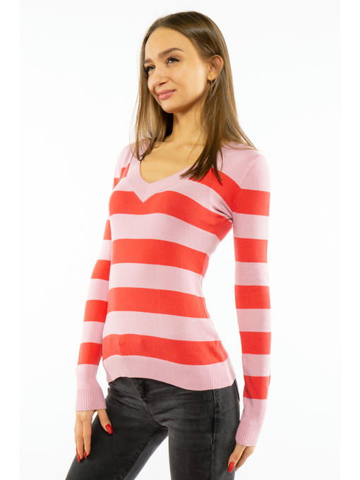 Пуловер женский с V-образным вырезом — изображение 8