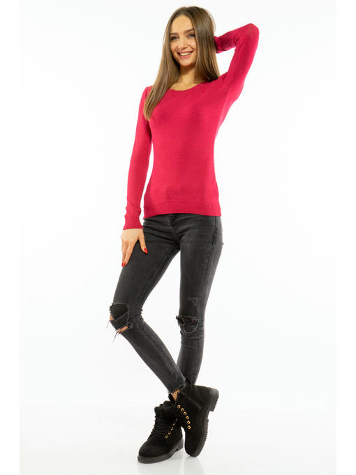 Джемпер женский однотонный — изображение 2