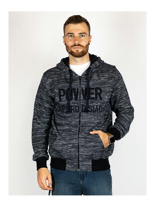 Кофта спортивная мужская темно-синяя