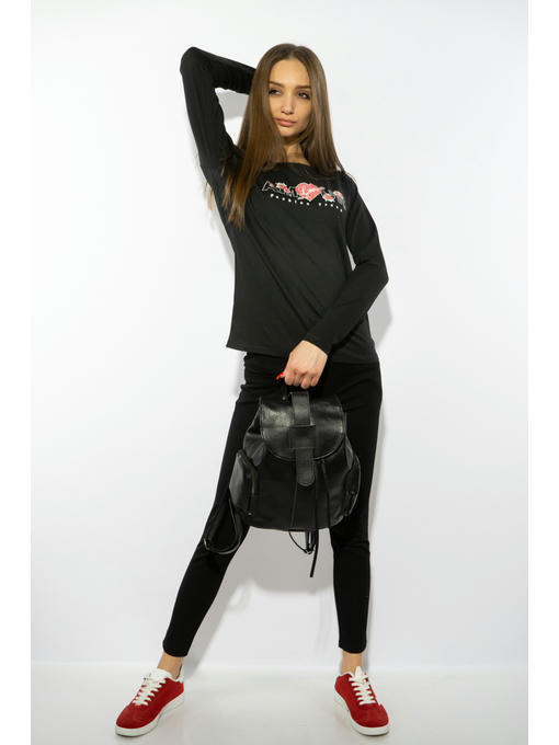 Лонгслив женский с принтом — изображение 2