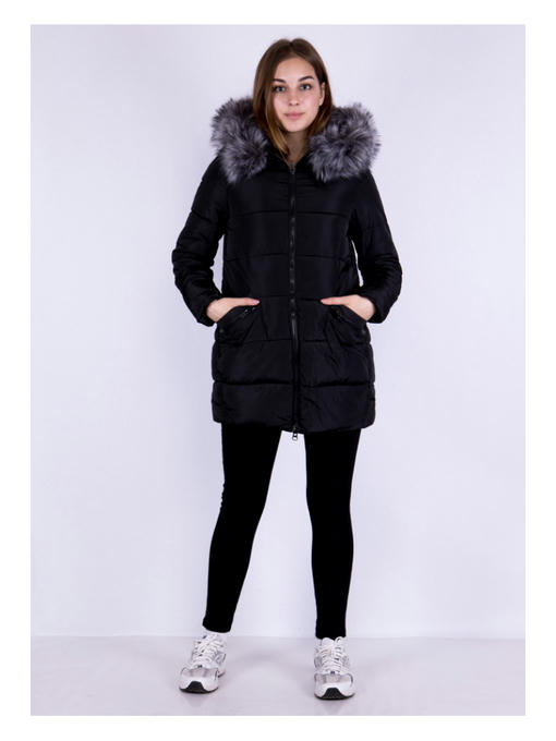 Куртка женская черная — изображение 2