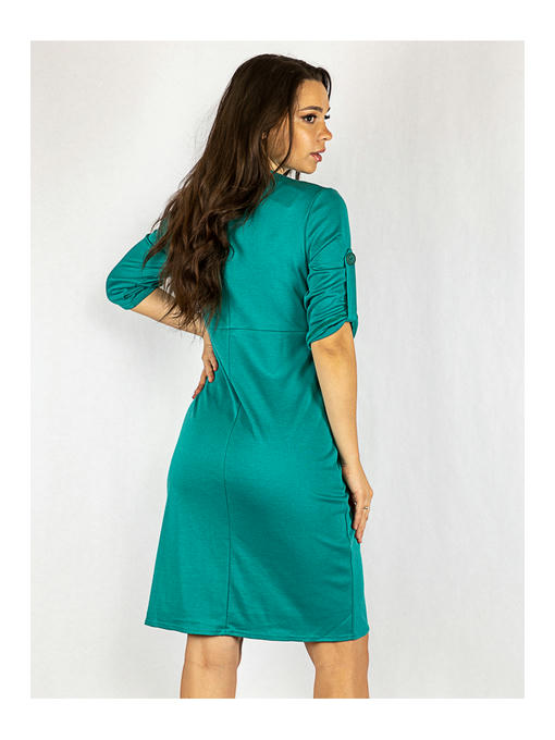 Платье батал бирюзовое — изображение 4