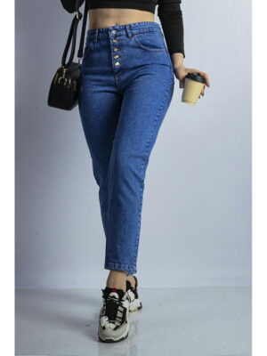 Джинсы женские синяя варенка