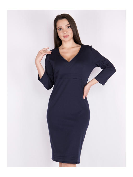 Платье темно-синее