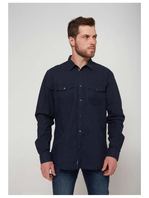 Рубашка мужская в клетку — изображение 2