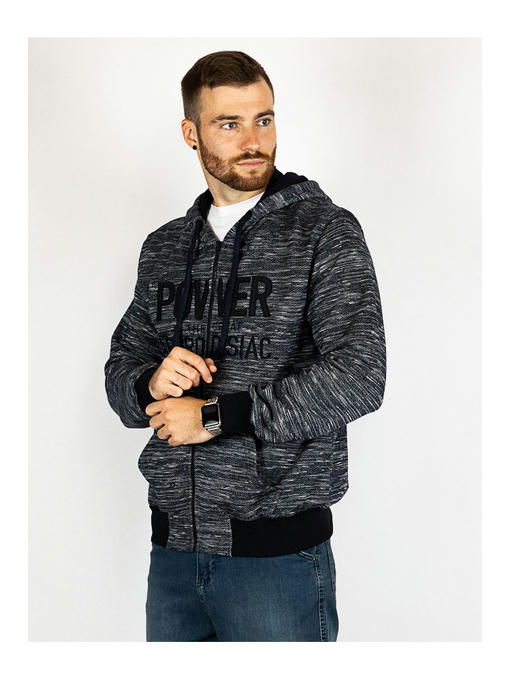 Кофта спортивная мужская темно-синяя — изображение 3