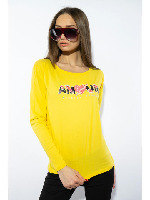 Лонгслив женский с принтом — изображение 11