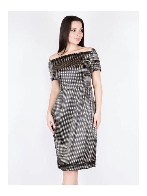 Платье черно-молочное — изображение 2