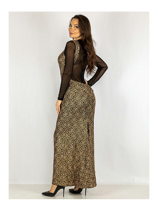 Платье черно-золотое — изображение 2