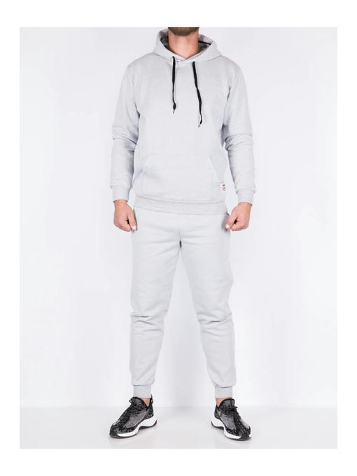 Костюм мужской светло-серый на флисе