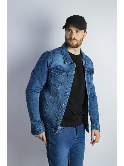 Куртка мужская синяя — изображение 3