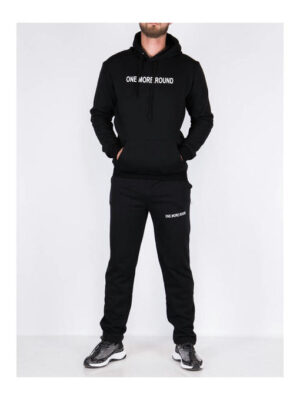 Костюм мужской черный на флисе