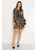 Платье с цветочным принтом