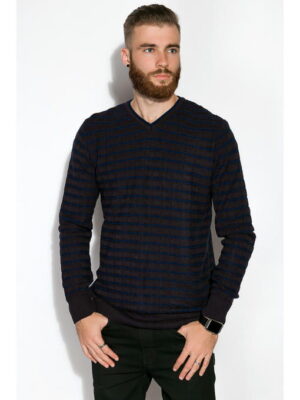 Свитер с комбинированной вязкой