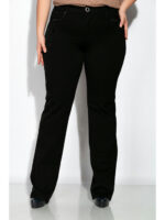 Джинсы женские, однотонные с пайетками