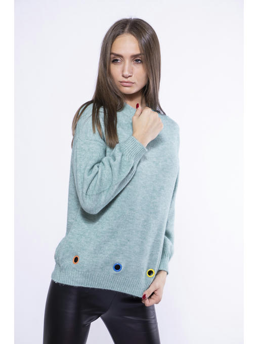 Свитер с люверсами — изображение 6