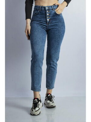 Джинсы женские синяя варенка