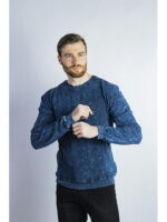 Свитшот мужской синяя варенка