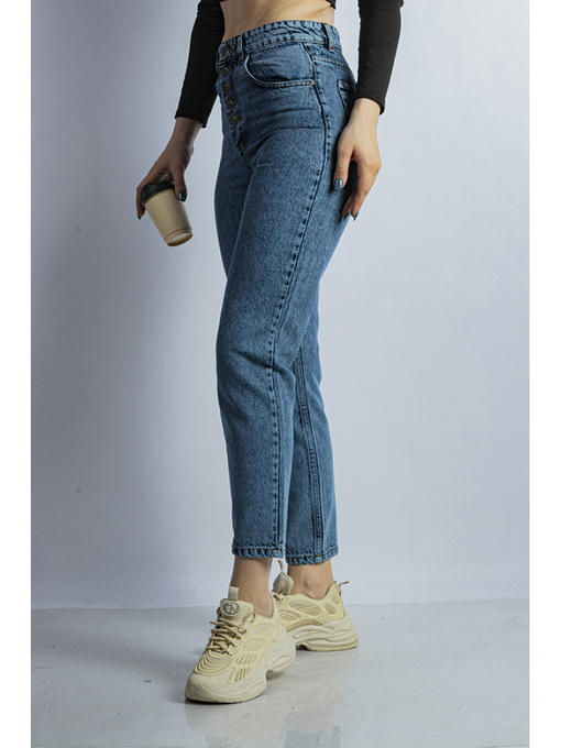 Джинсы женские синяя варенка — изображение 3