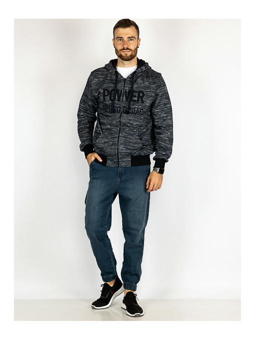 Кофта спортивная мужская темно-синяя — изображение 2