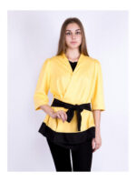 Жакет женский желто-черный